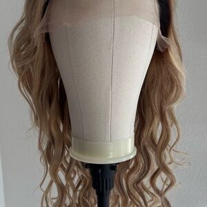Blonde Wavy Lace Front Wig